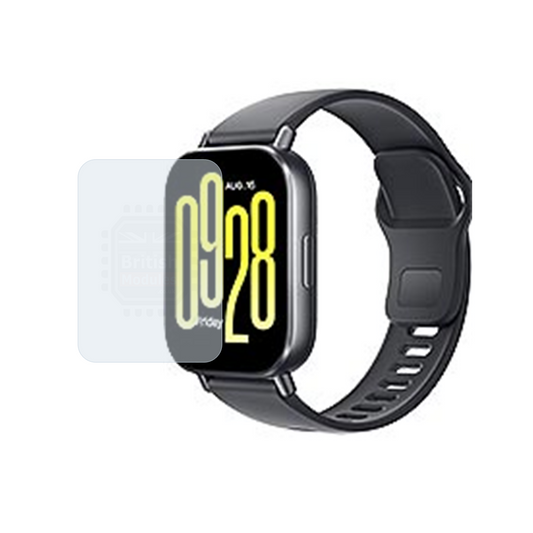 British Modules Xiaomi Watch Clear Coat Self-Healing HydroGel Screen Protector Cover (Pack of 6)