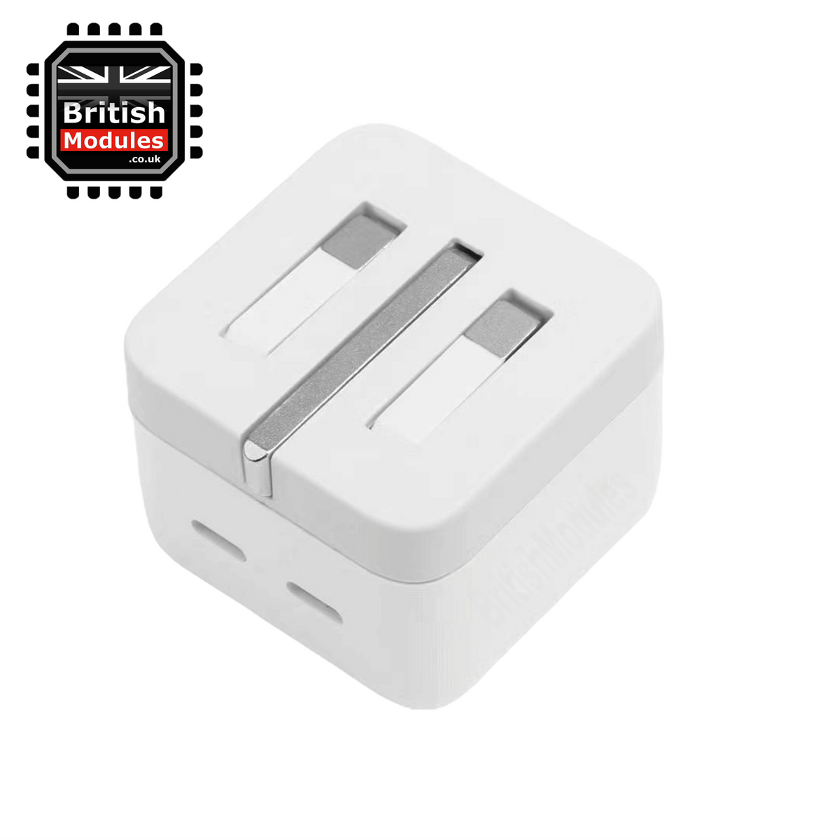 Adapter Two Module One Port 35W Dual USB-C Port Power Adapter UK Plug Super Fast Charging Wall Cha ...