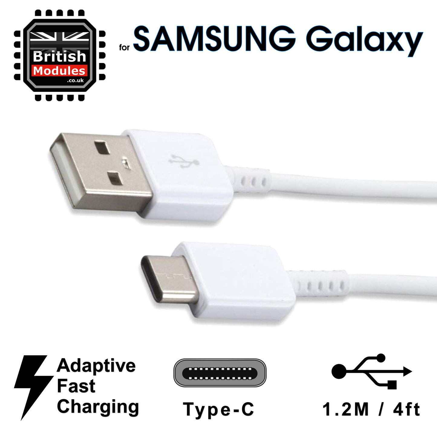 Samsung 15W Travel Adapter Adaptive Fast Charging Plug & Cable Type-C for Galaxy S8 S8+ S9 S10 Plus Note 8 9