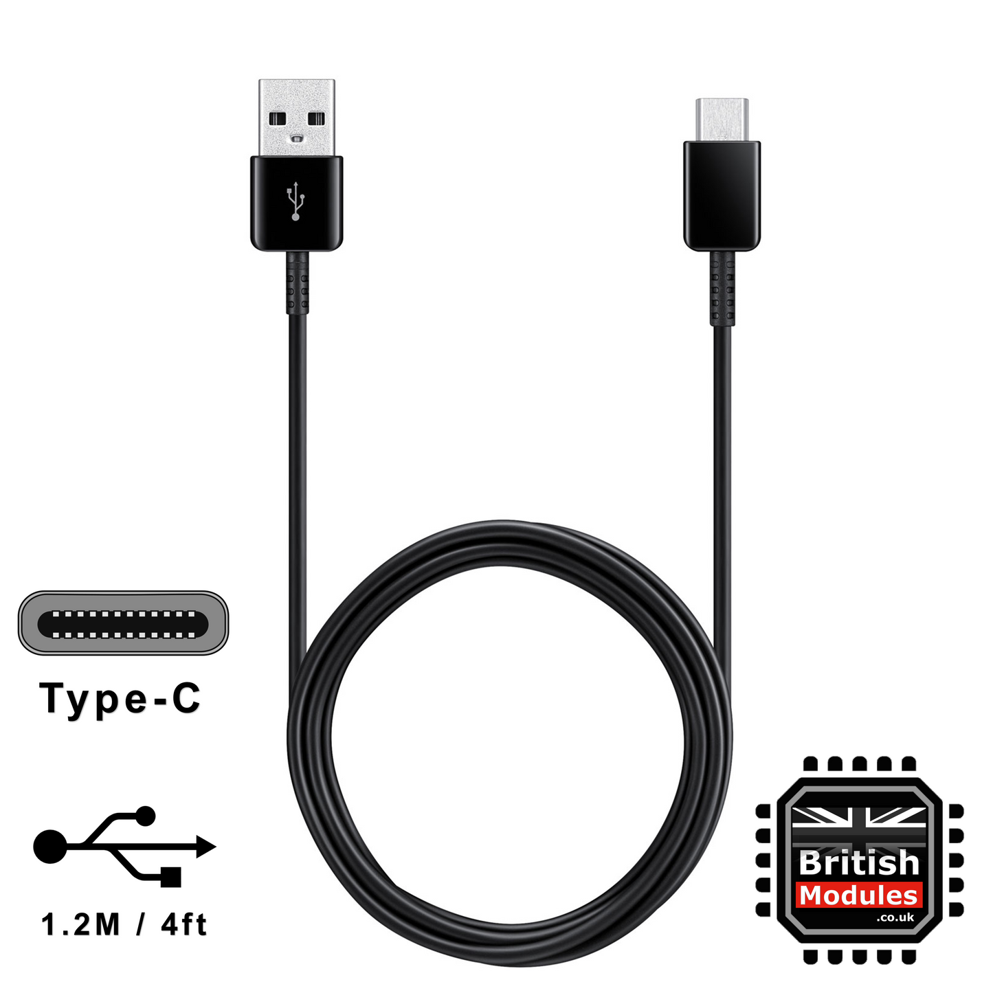 Genuine Samsung Galaxy S8 S9 Plus S10 Fast Adaptive Charger Mains Plug and USB Type C Charge & Sync Cable