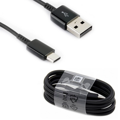 Samsung USB Type-C Black Syncing & Charging Cable for Samsung Galaxy S8 S9 S10 Note 8 9