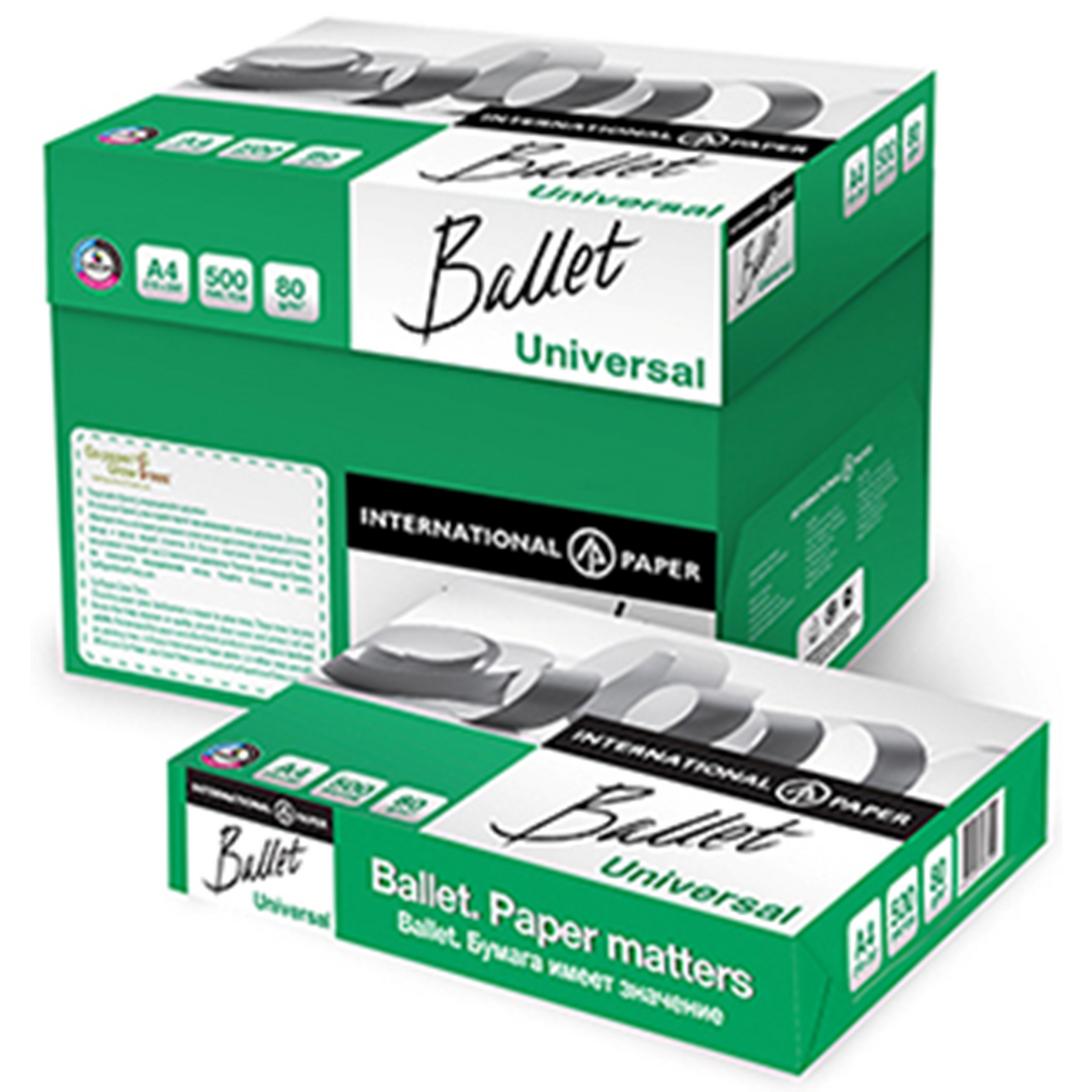 Ballet Universal A4 Copy Paper 80gsm Box of 5 Reams (2500 Sheets)