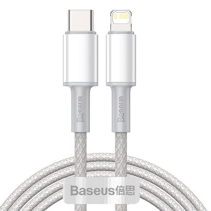 Heavy Duty Braided iPhone Fast Charging Data Cable Type-C to Lightning PD 20W 2M for Apple iPhone