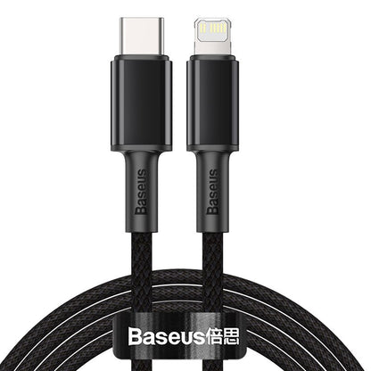 Heavy Duty Braided iPhone Fast Charging Data Cable Type-C to Lightning PD 20W 2M for Apple iPhone
