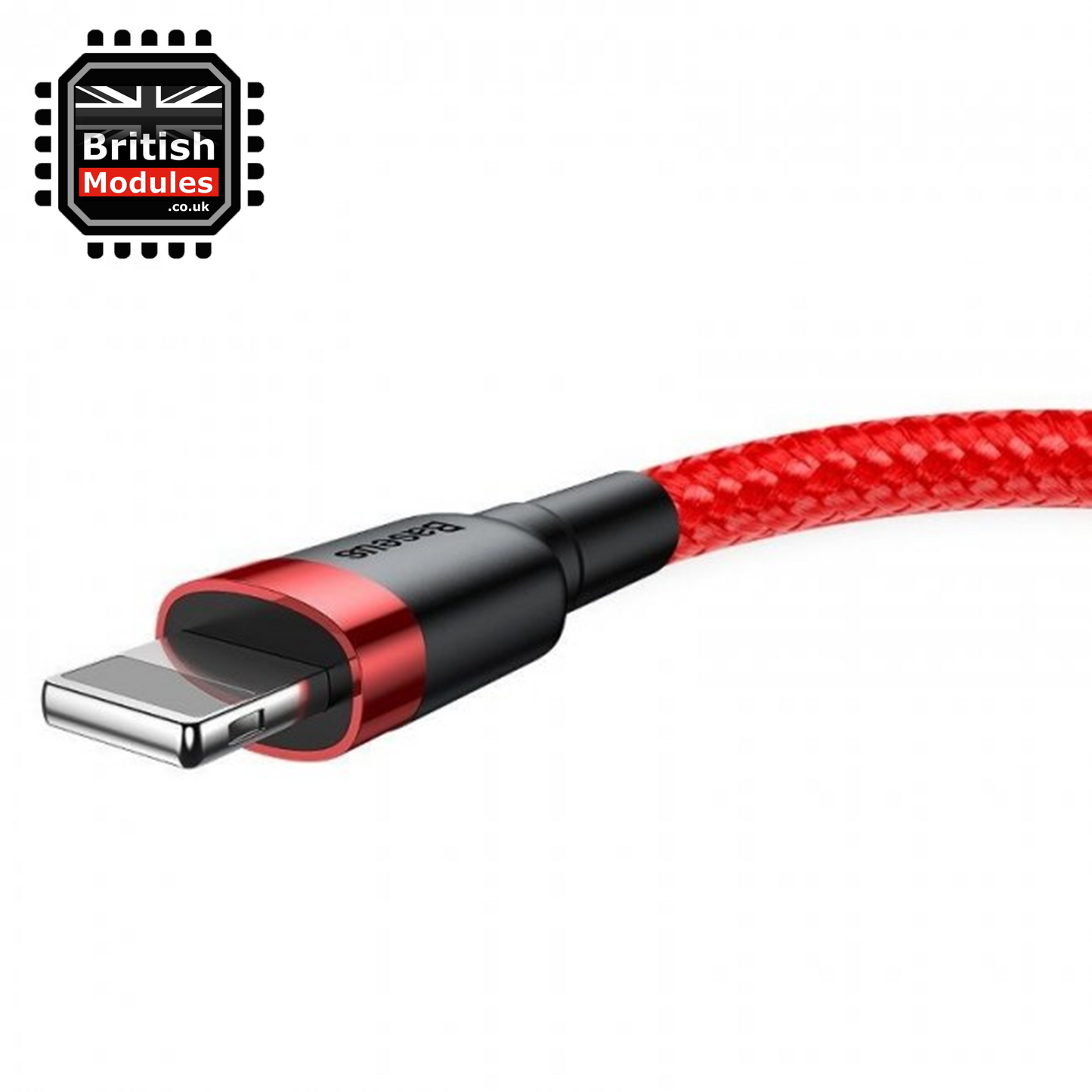 2M Heavy Duty Braided iPhone Lightning Cable 2.4A Fast Charging USB Data Cord for iPhone X, XS, XR, XS Max by Baseus Mix