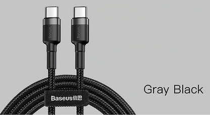 Baseus 60W USB-C to USB-C Cable 2M