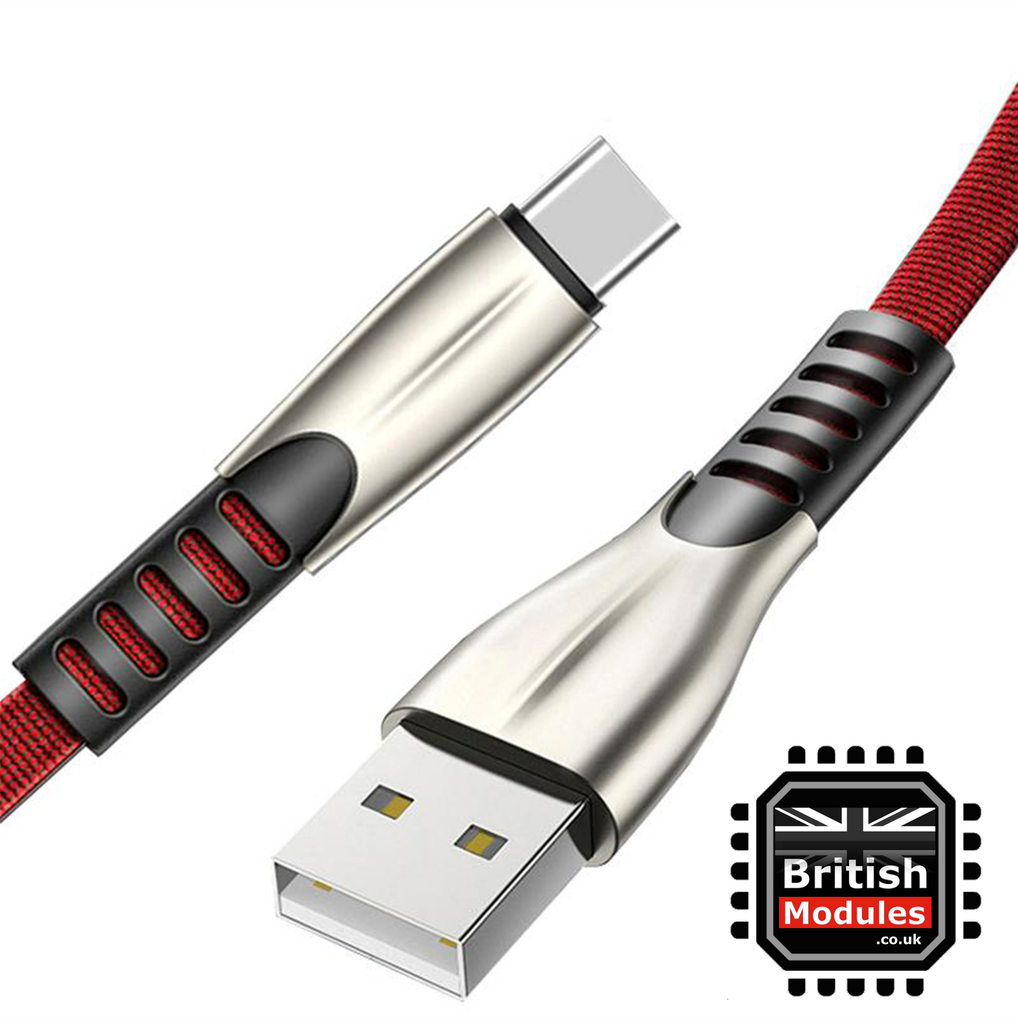 2M Strong Braided USB Type C Quick Fast Charging High Speed Data Sync Charger Cable