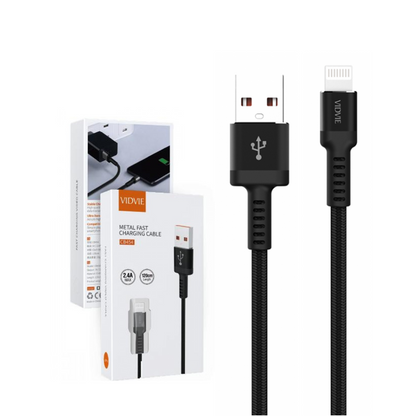 Heavy Duty Braided USB Charger Charging Lead Data Lightning Cable For iPhone by VidVie