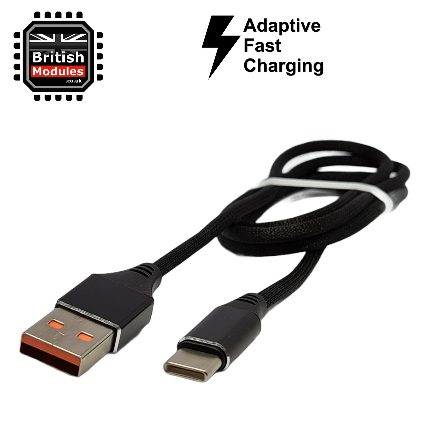 Premium Braided USB-C Type C Charging Cable Adaptive Fast Phone Charger Lead by VidVie