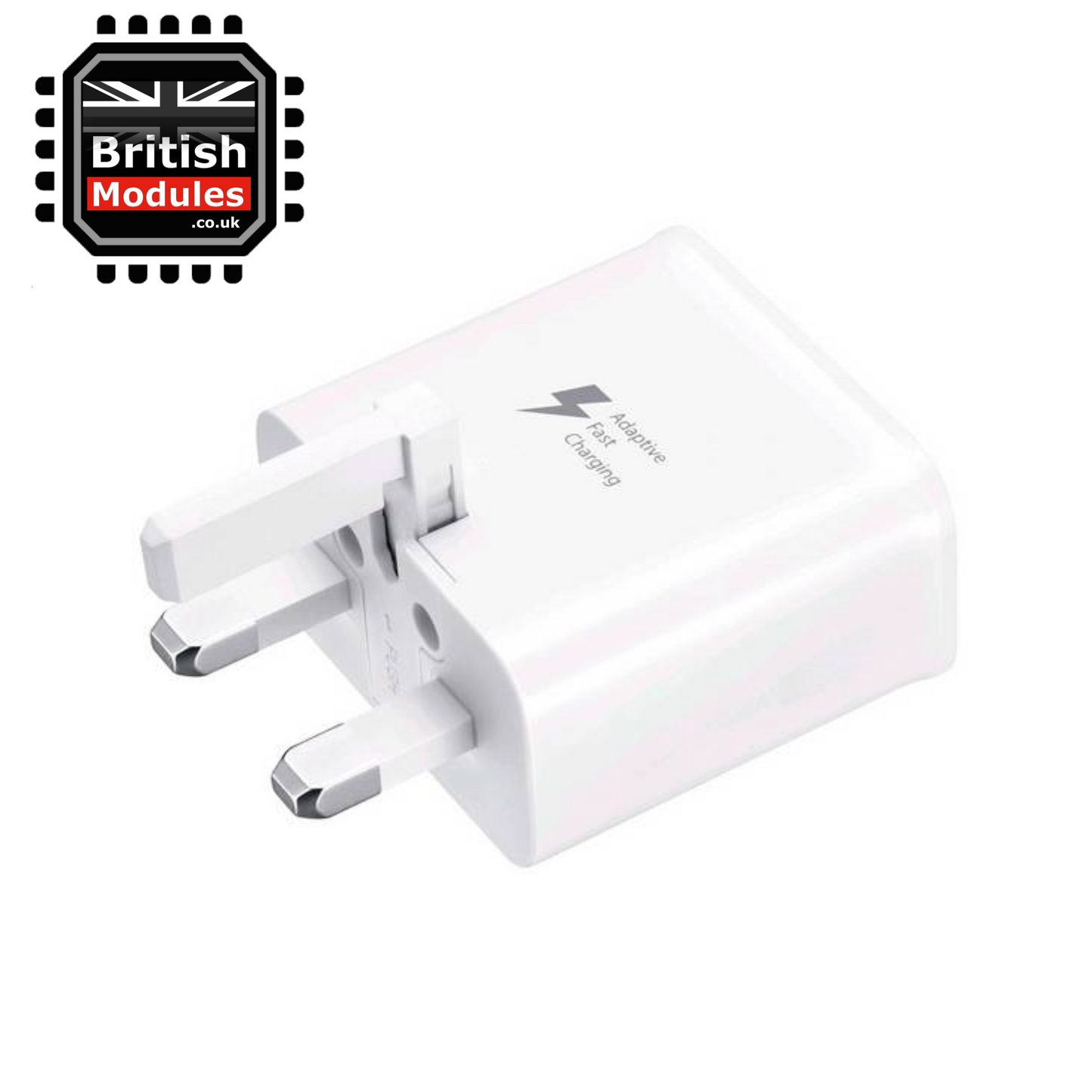 Adaptive Fast Charger 3 Pin UK Plug Mains Adaptor + Charge Data/Sync Micro USB Cable