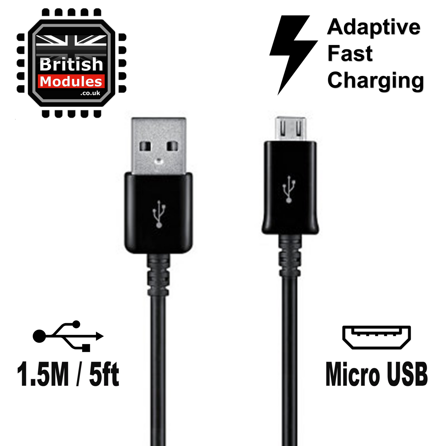 Samsung Dual Port USB Adaptive Fast Charging Car Charger with Micro USB Cable