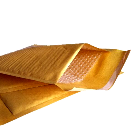 Gold Bubble Padded Lined Envelopes Mailer Bags Size 0 (140mm x 195mm) Pack of 10