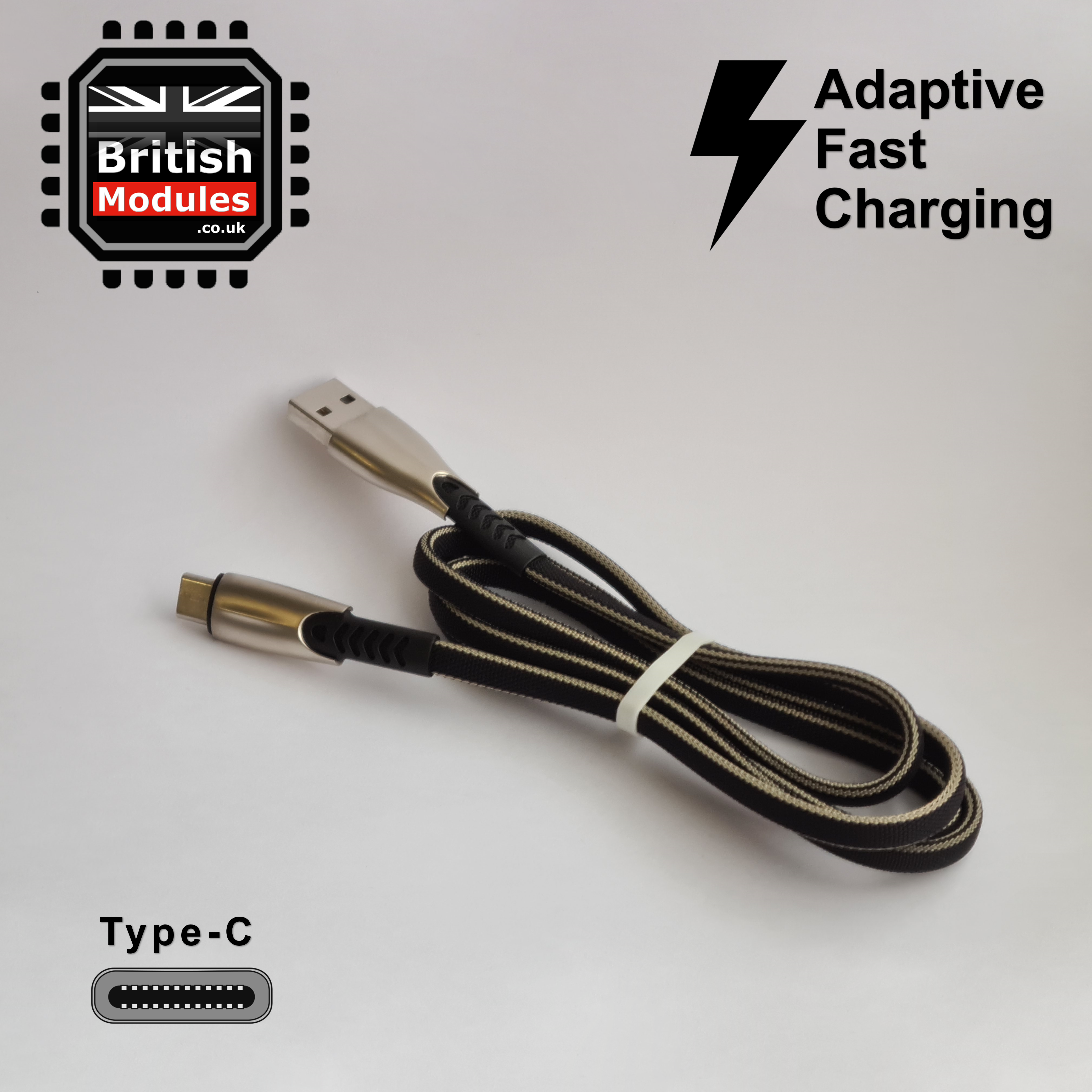 Heavy Duty Braided USB-C To USB-C Fast Charging & Data Sync Cable – Long Cord – Nylon Braid