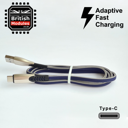 Heavy Duty Braided Type-C USB 3.0 Fast Charging Cable 3A Quick Charger Data Sync