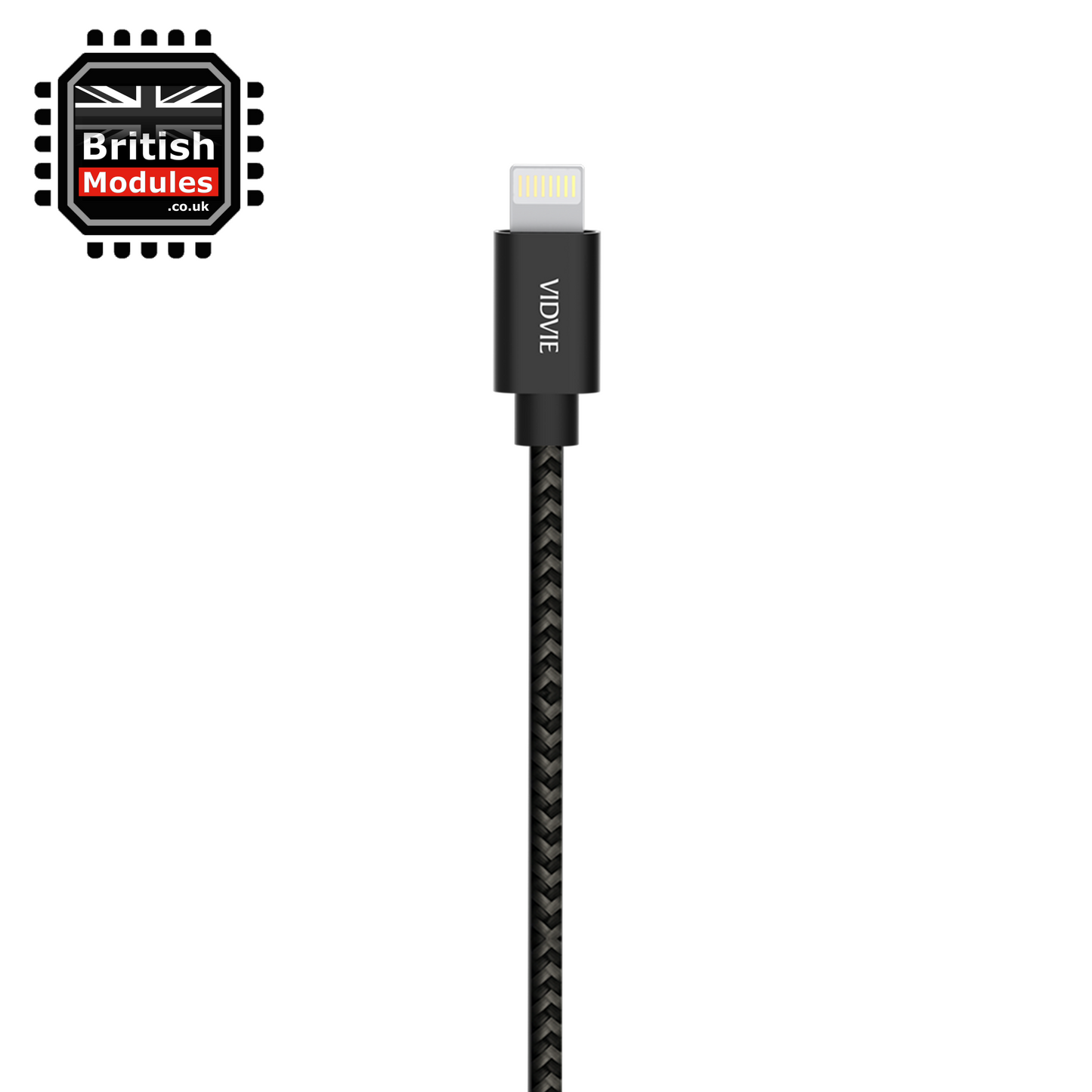 Heavy Duty Braided iPhone Lightning USB Charger Cable Charging Data Sync Cord by VidVie