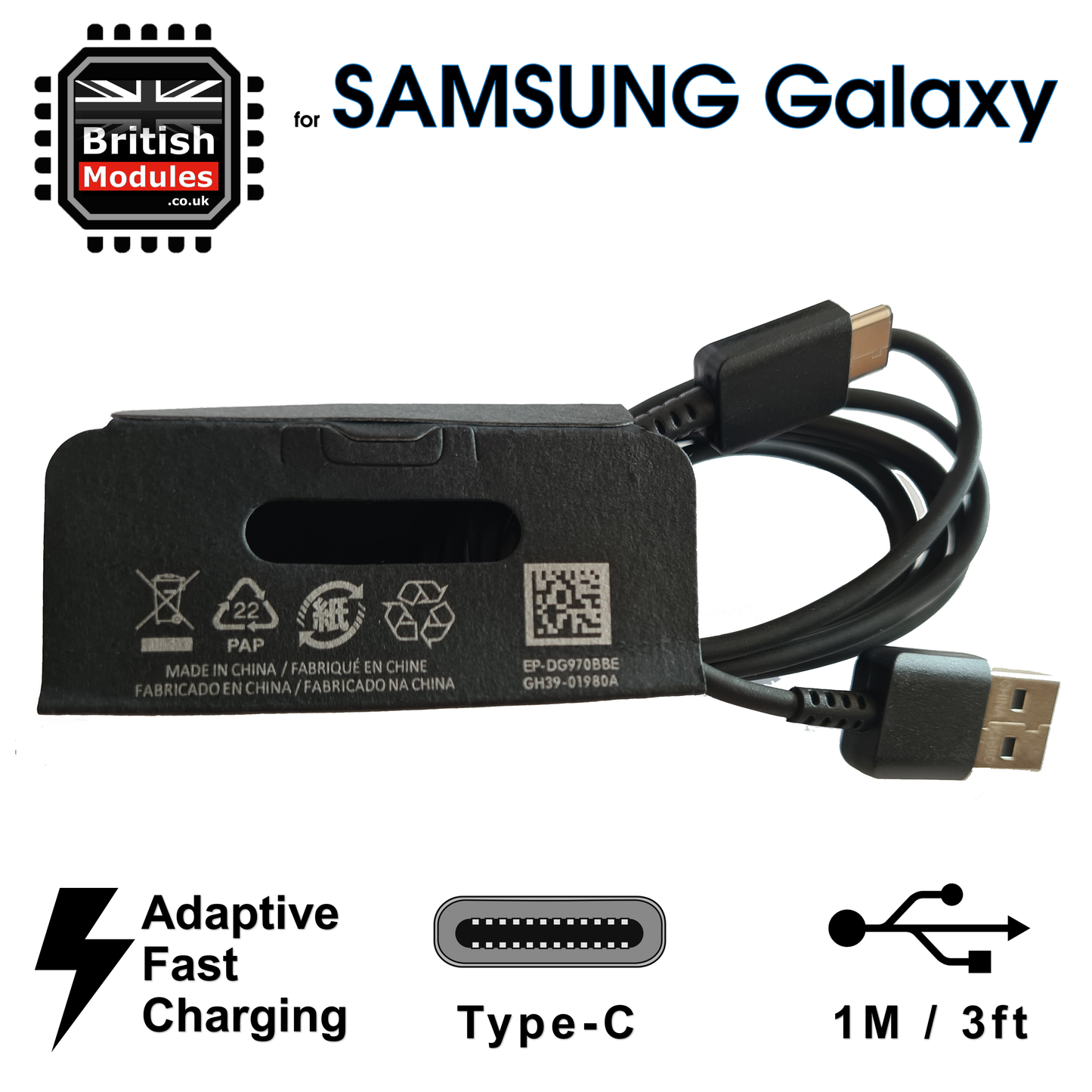 Original Samsung OEM USB Type-C Fast Charge Data Sync Cable Galaxy S10 Plus S10e