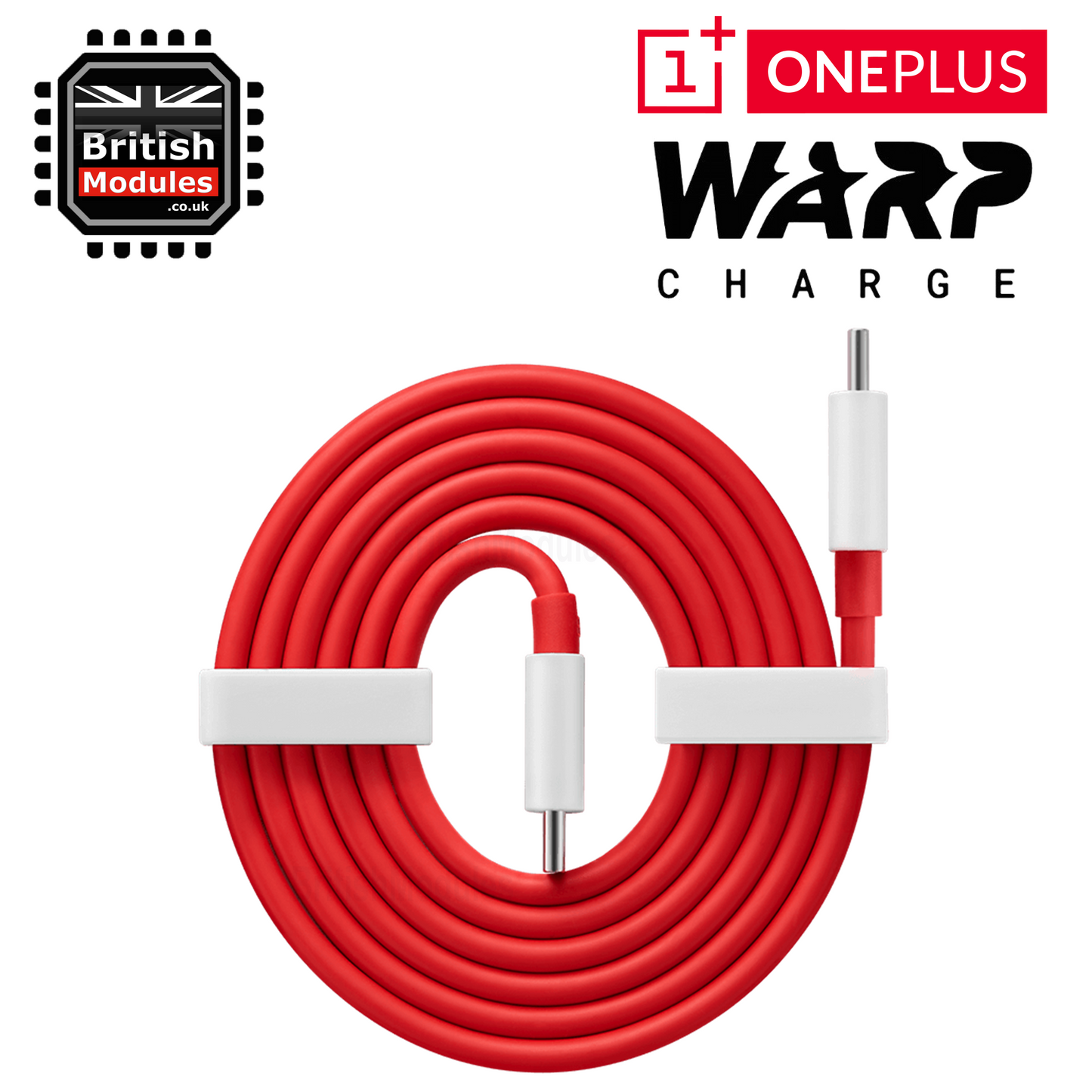 1M OnePlus SUPERVOOC / Warp Charge Type-C to Type-C Cable 6.5A 65W Fast Charging for 10 9 Pro 8 7 6 5