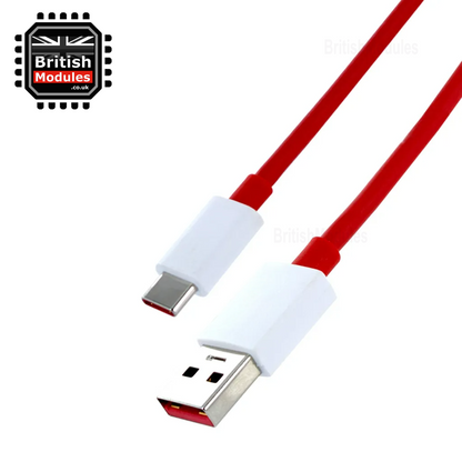 OnePlus SUPERVOOC / Warp Charge Type-C Cable USB Fast Charger 6.5A 65W 6 7T 7 Pro 8 8T 9 Nord
