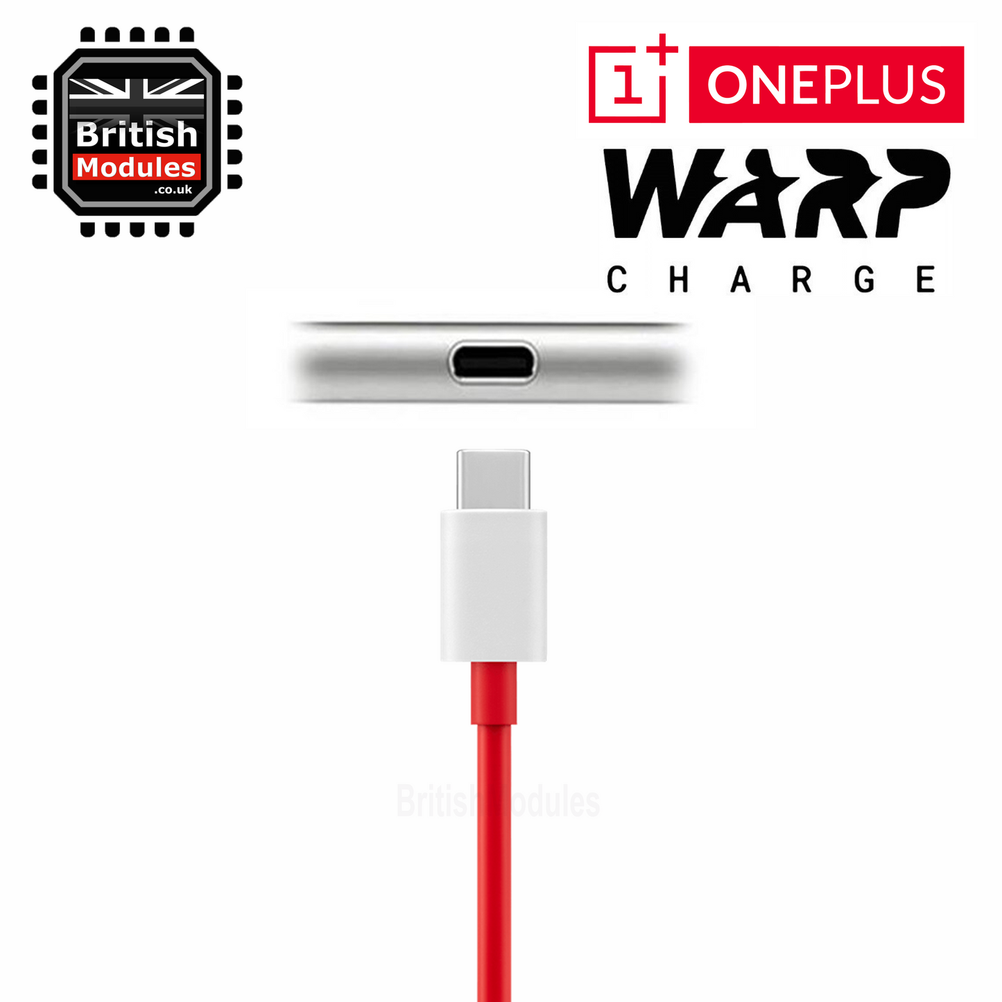 1.5M OnePlus SUPERVOOC / Warp Charge Type-C Cable USB Fast Charger 6.5A 65W 6 7T 7 Pro 8 8T 9 Nord