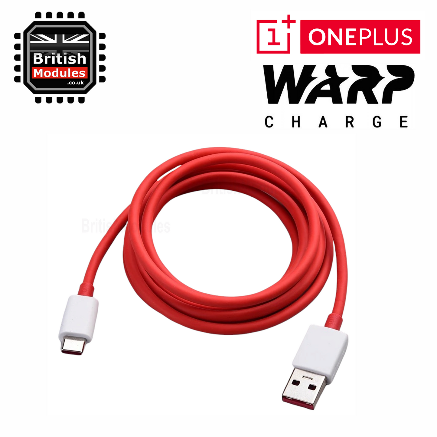 1.5M OnePlus SUPERVOOC / Warp Charge Type-C Cable USB Fast Charger 6.5A 65W 6 7T 7 Pro 8 8T 9 Nord