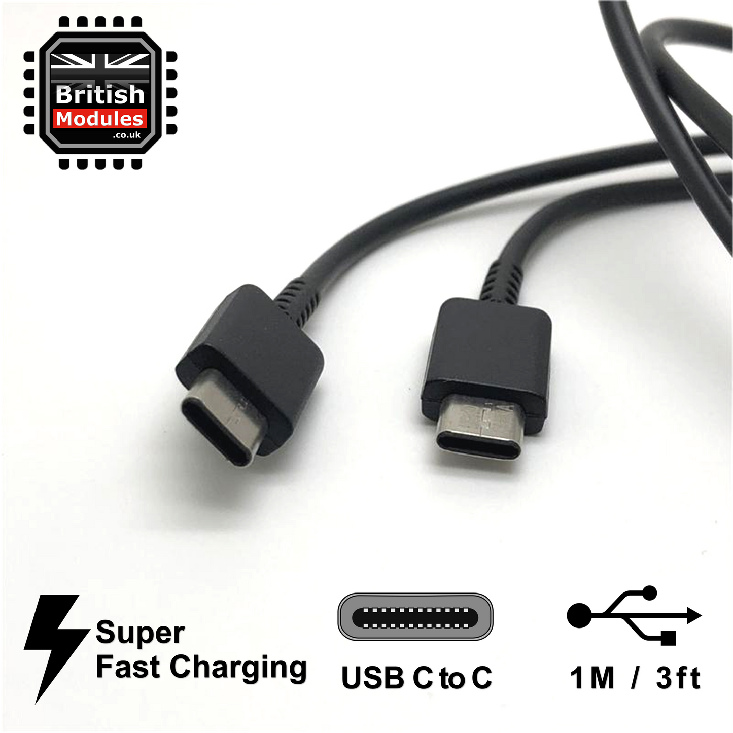 Samsung Super Fast Charger & Cable USB Type C to C for S22 Ultra 5G S21 20 Note20 Note10 S21 FE