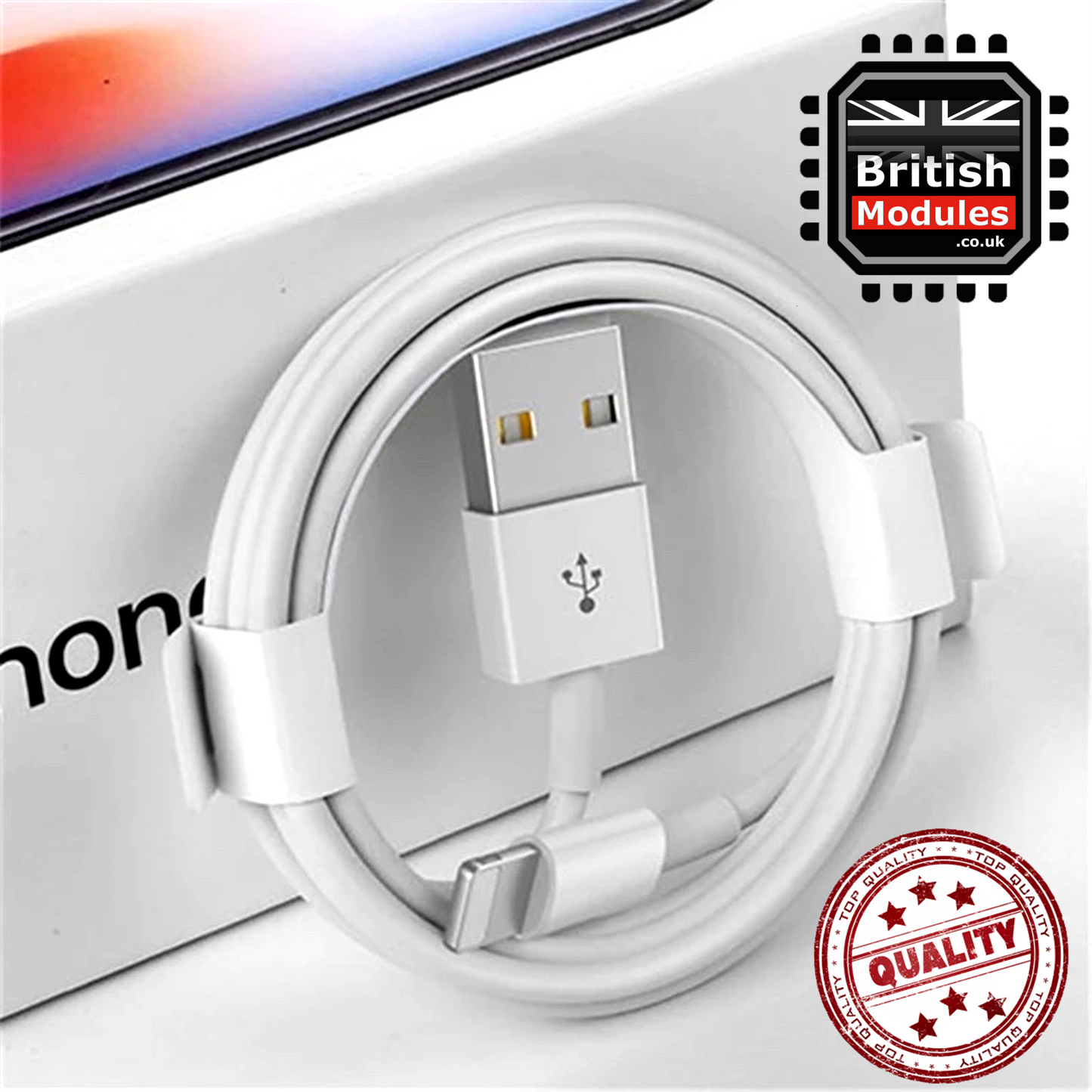 Premium iPhone lightning USB Charger Cable for Apple iPhone 5 6 7 8 Plus X XS Max