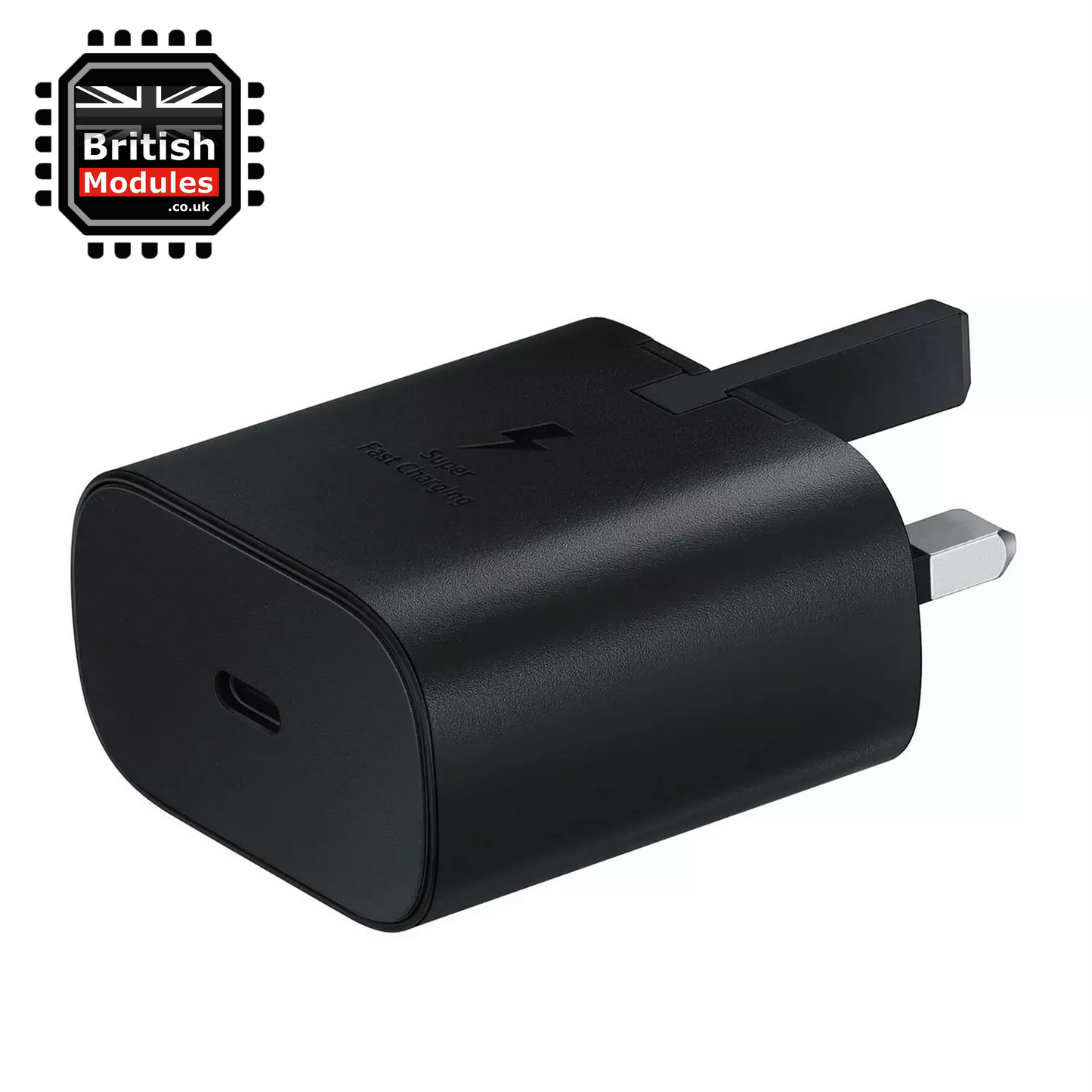 Official Samsung UK 3 Pin EP-TA800 Quick Charge Adapter 25W USB-C Super Fast Charging Power Black