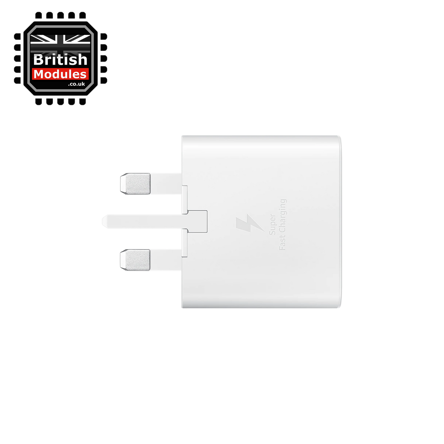 Samsung 25W USB-C PD Super Fast Charging Plug UK Wall Charger White