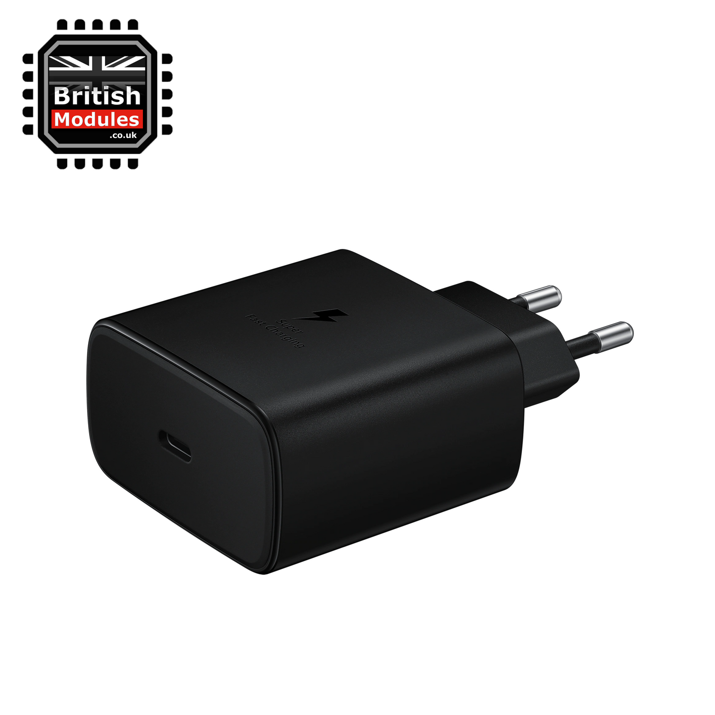 Samsung 45W Travel Adapter TA845 EU USB-C Mains Charger & Super Fast Charging USB-C to USB-C Cable 1M Black