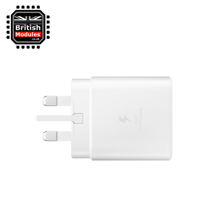 Samsung 45W Travel Adapter UK USB-C Mains Charger Super Fast Charging 2.0 White