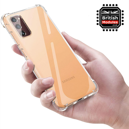 Samsung Galaxy Case Shockproof Crystal Clear Soft Silicone Gel Bumper Cover Protective Slim Drop Protection