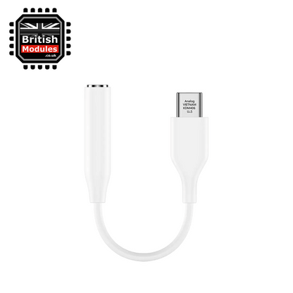 Samsung USB-C Type-C to 3.5mm Adapter Headphone Jack Adapter Headset Convert White