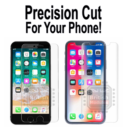 Shockproof Nano Glass Plastic Fusion Shield Film Gel Screen Protector for iPhone