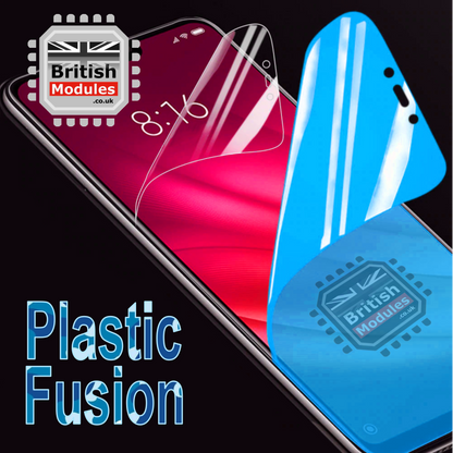 Shockproof Nano Glass Plastic Fusion Shield Film Gel Screen Protector for iPhone