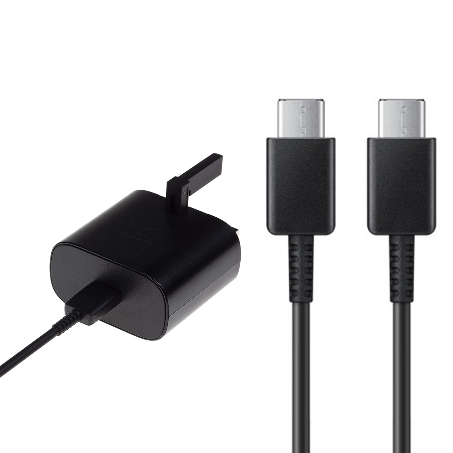 Samsung Super Fast Charger & Cable USB Type C to C for S22 Ultra 5G S21 20 Note20 Note10 S21 FE