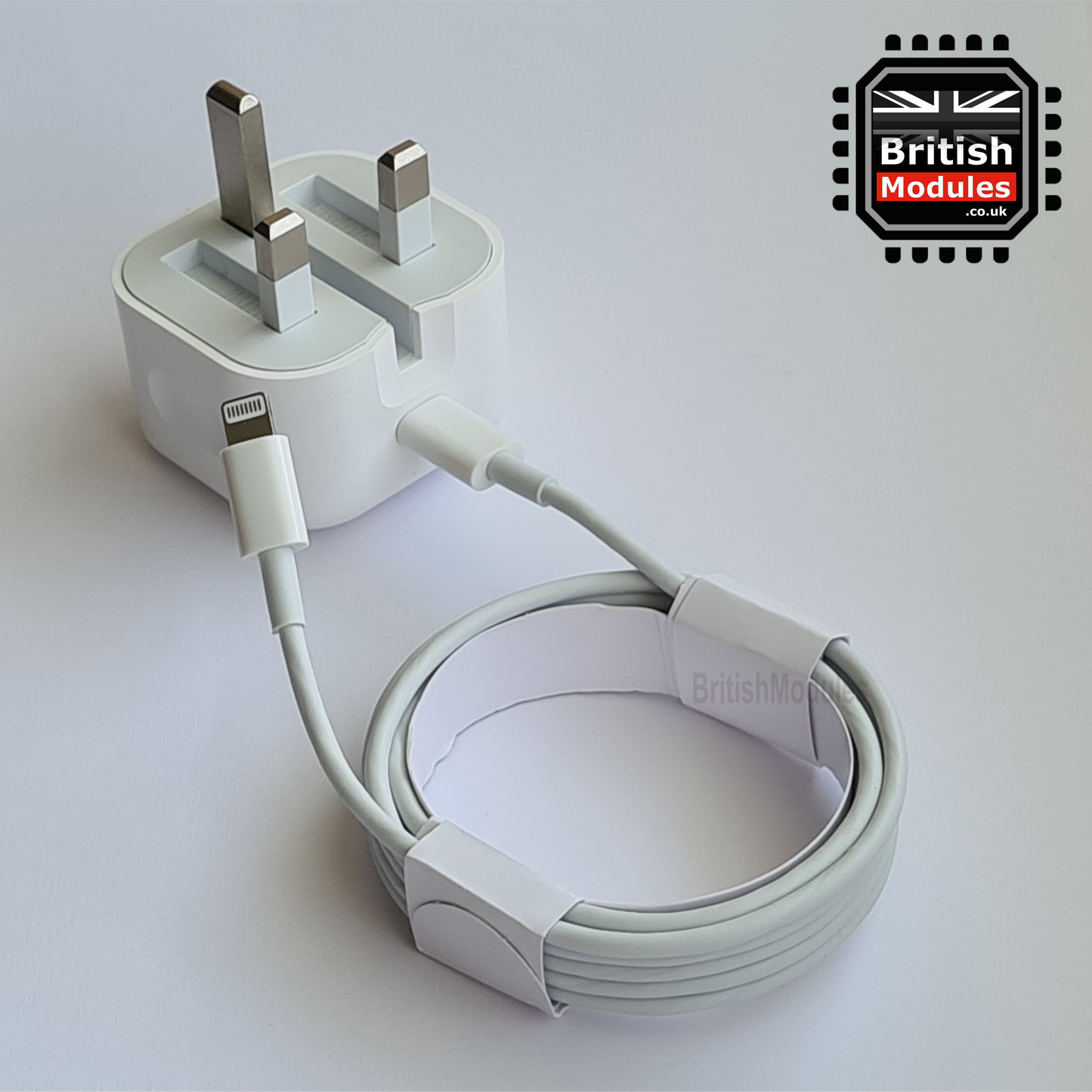 PD 20W Fast UK USB-C Wall Plug Charger & 2M USB-C to Lightning Cable Lead for Apple iPhone