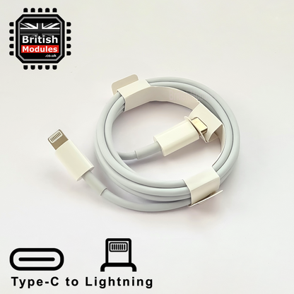 18W USB-C Power Adapter & USB-C to Lightning Cable for Apple iPhone