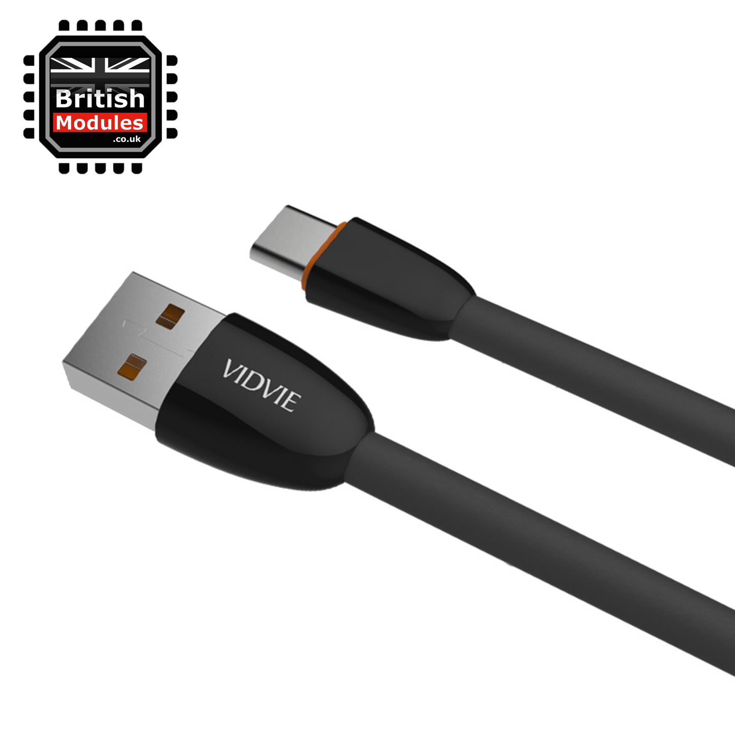 VidVie USB-A to USB-C Type C Charging Cable for Fast Charging Android Tablets / Mobile Phones Samsung Huawei OnePlus Google Oppo Honor Sony LG Nokia