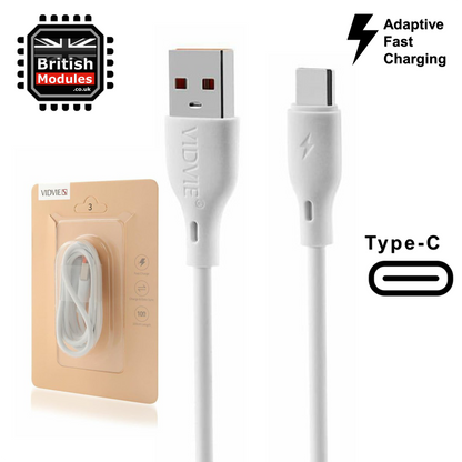 Type C USB-C Fast Charging Type C Cable Phone Charger Lead Android Wire VidVie