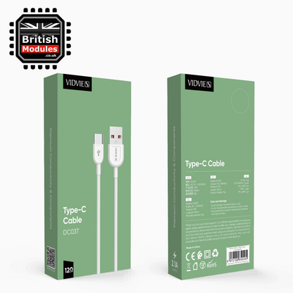 Type C USB Charger Cable Fast Charging USB-C Lead Data Samsung OnePlus Oppo Sony