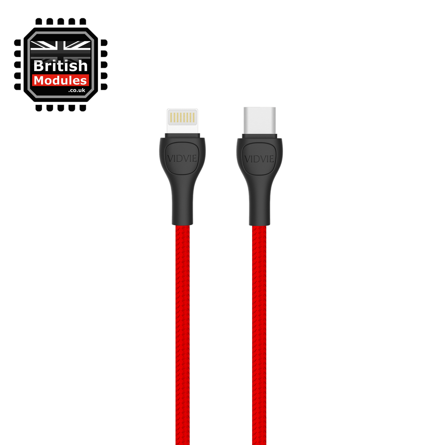 Heavy Duty iPhone Braided Fast Charging Cable Type-C to Lightning PD 20W by VidVie