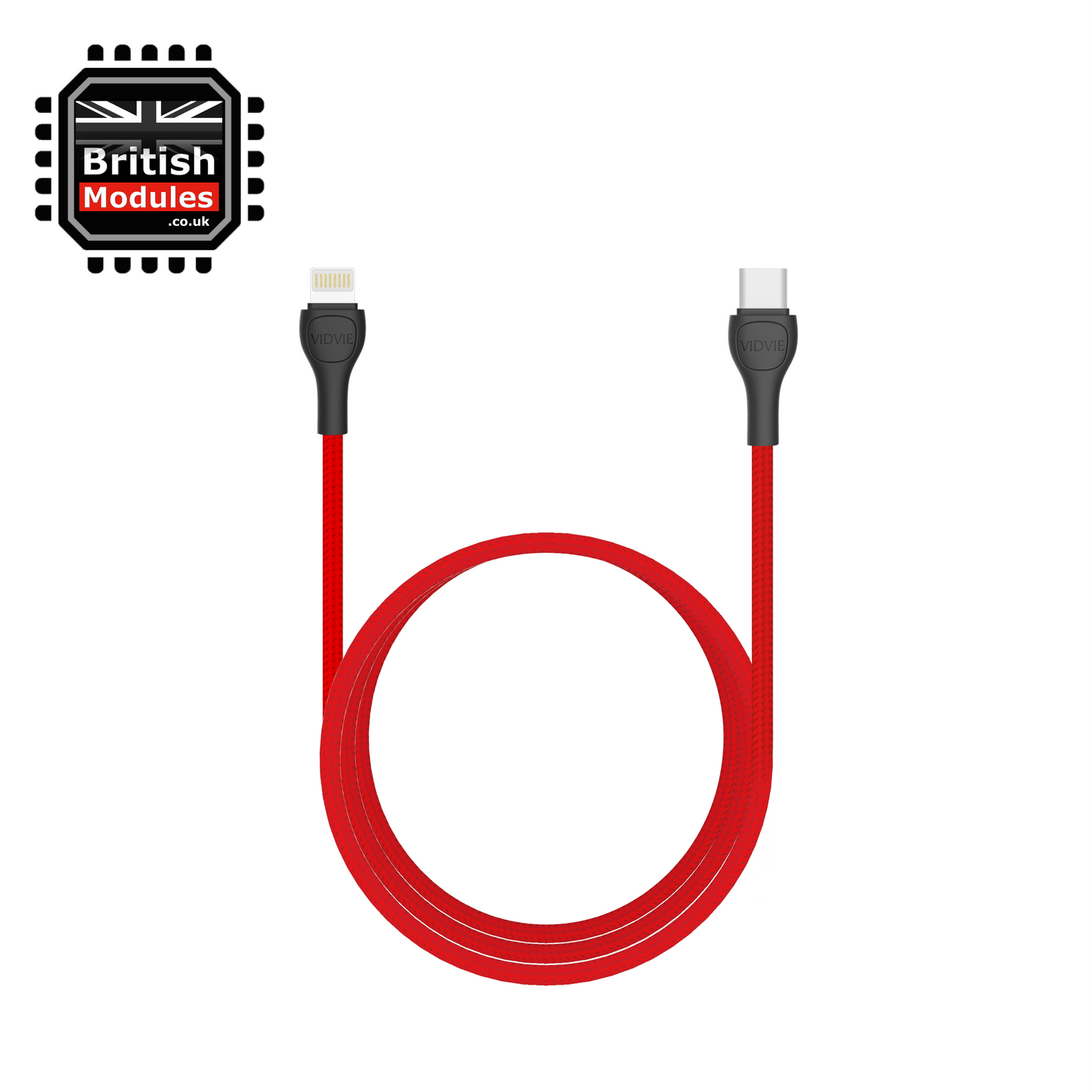 Premium iPhone Braided Fast Charging Cable Type-C to Lightning PD 20W by VidVie
