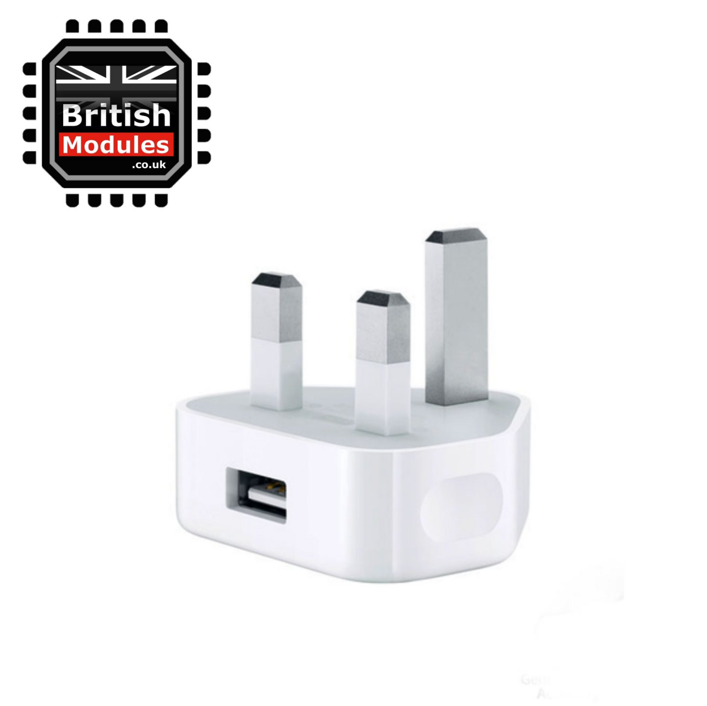 USB Power Adapter Charger 3 Pin UK Main Plug For Apple iPhone 5 6 7 8 X XR XS MAX